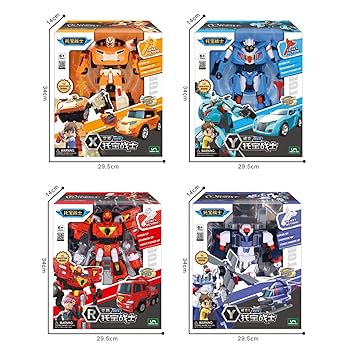 Amazon.co.jp: キッズ変形飛行機ロボットTOBOTフィギュア